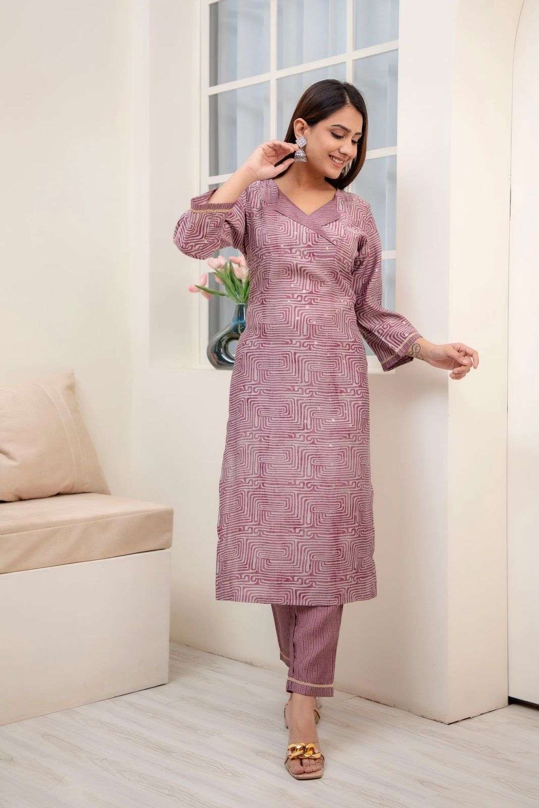 RAMIYA VOL-341 BY ASLIWHOLESALE DESIGNER FACNY MUSLIN SILK KURTIS AND PANTS