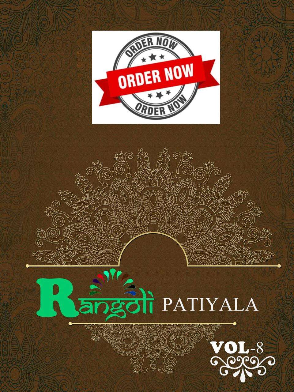 RANGLOI PATIYALA VOL-08 BY ASLIWHOLESALE DESIGNER FACNY COTTON PRINT DRESSES