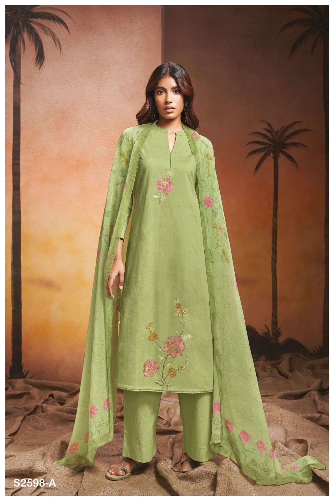 RAYA 2598 BY GANGA FASHIONS HEAVY PREMIUM COTTON DIGITAL PRINT DRESSES