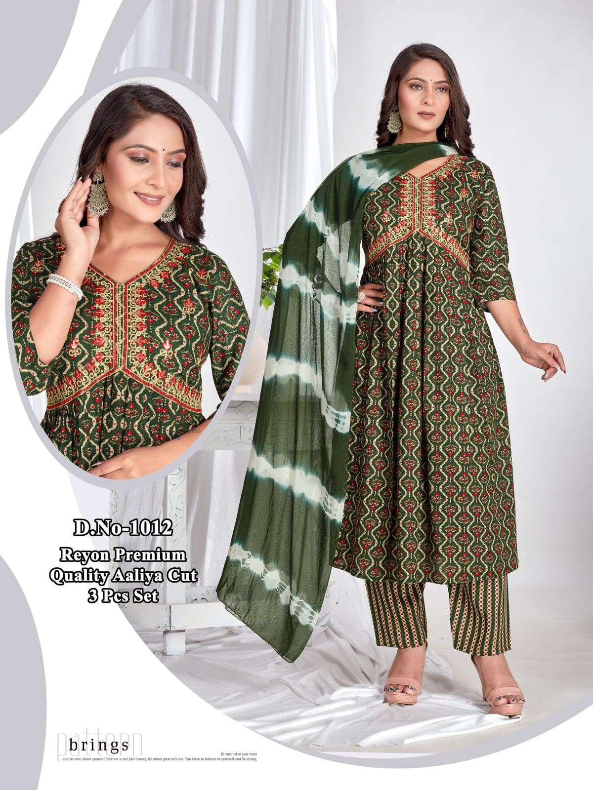 RIWAZ ALIA BY ASLIWHOLESALE DESIGNER FACNY RAYON PRINT DRESSES