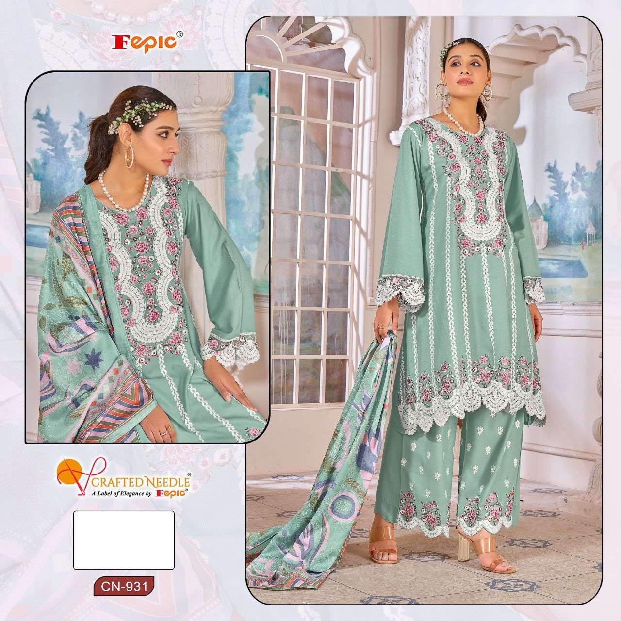 ROSEMEEN CN-931 COLOURS BY FEPIC DESIGNER RAYON STICHED PAKISTANI DRESSES