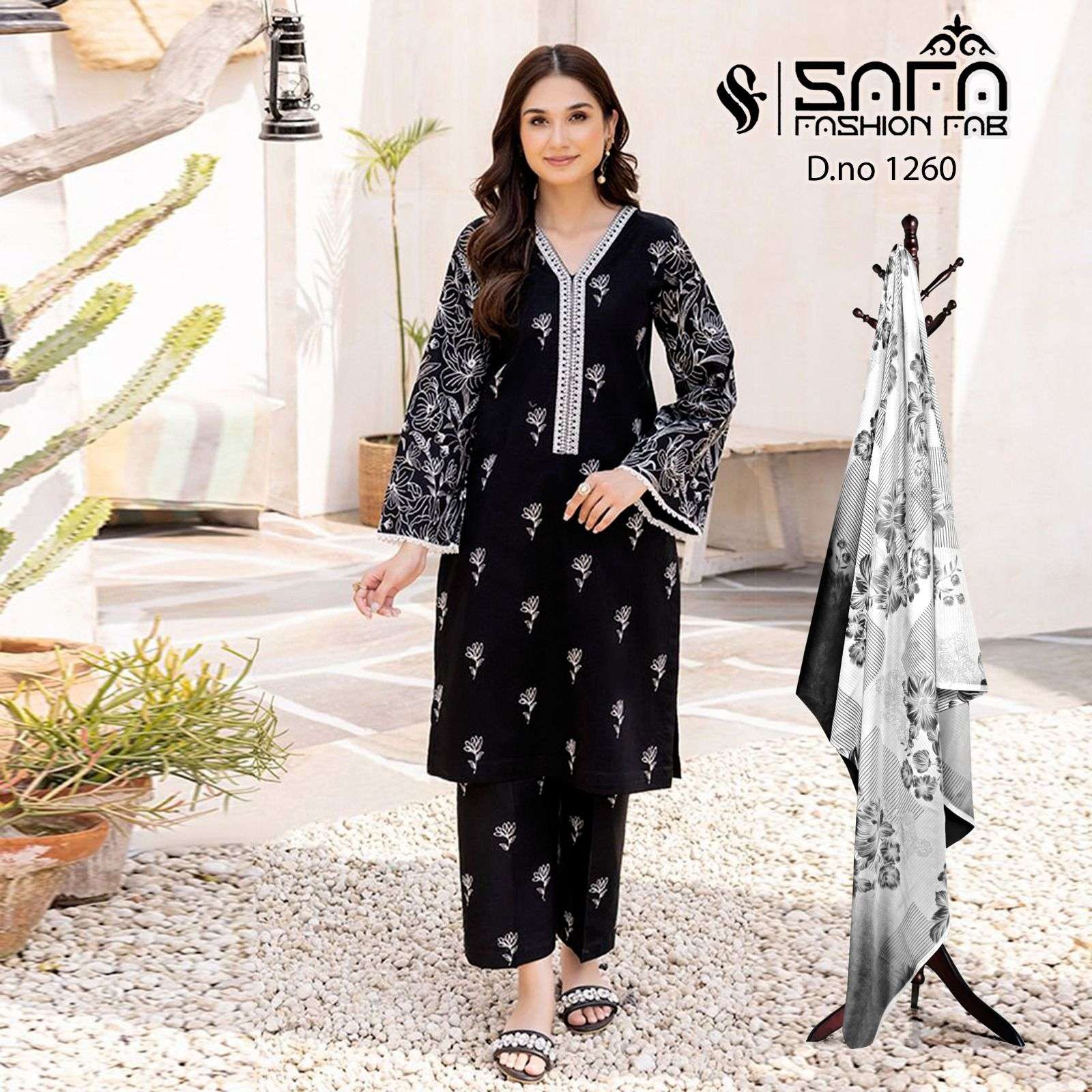 SAFA 1260 BY SAFA FASHION HUB GEORGETTE STITCHED PAKISTANI DRESSES