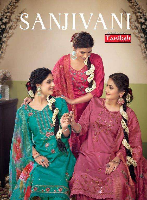 SANJIVANI BY TANIKSH 101 TO 108 SERIES DESIGNER FANCY COTTON PRINTED DRESSES