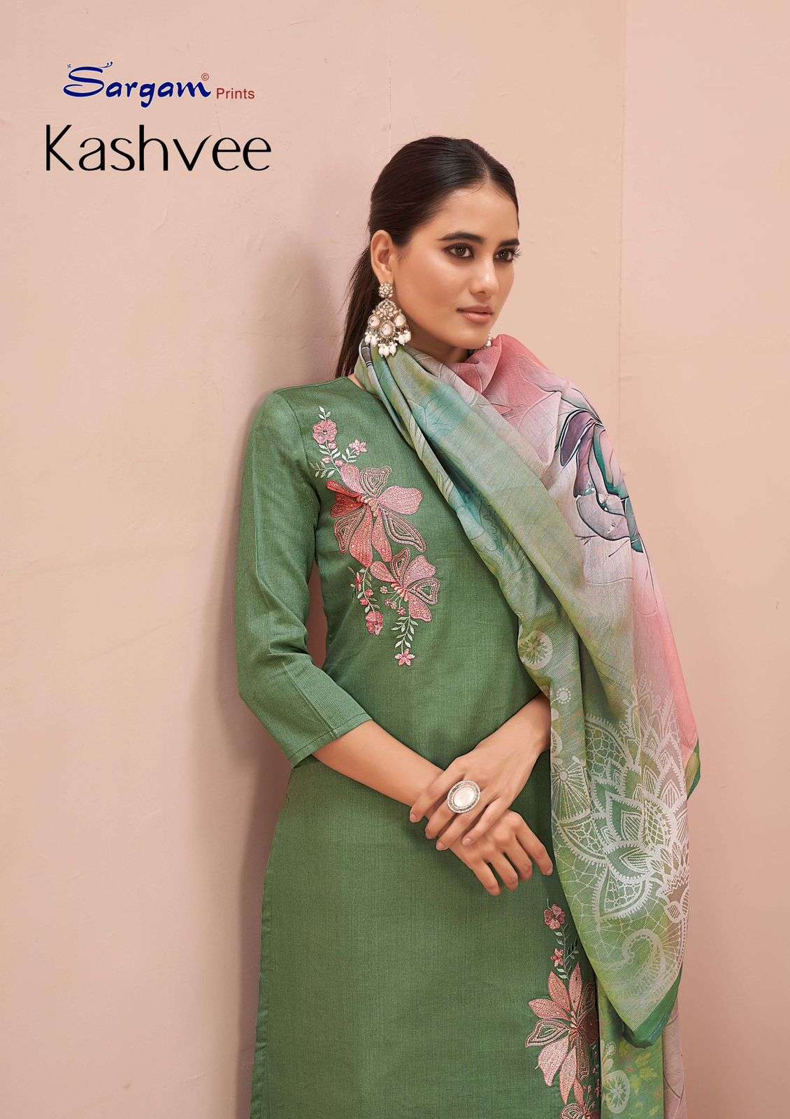 SARGAM KASHVEE BY ASLIWHOLESALE DESIGNER FACNY JAAM PRINT DRESSES