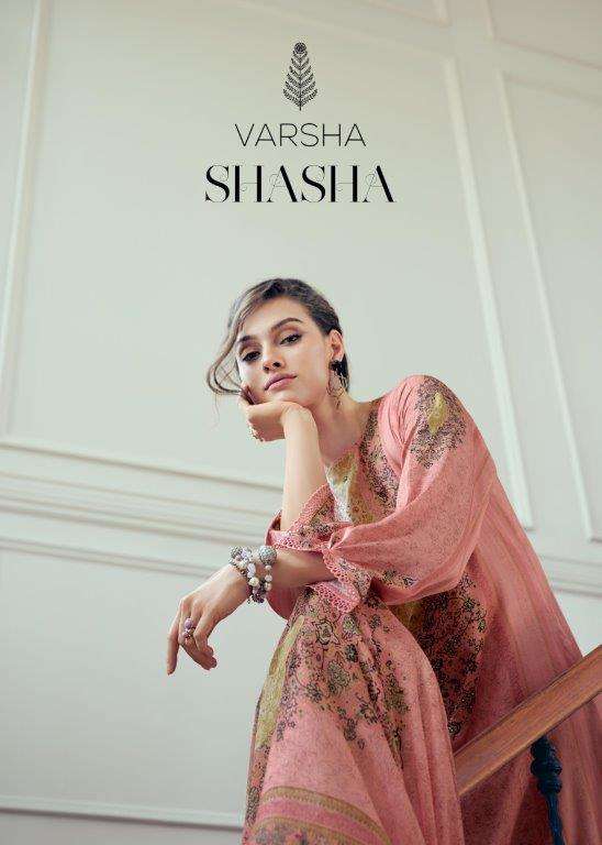 SHASHA BY VARSHA DESIGNER FANCY PURE MODAL SATIN EMBROIDERY DRESSES