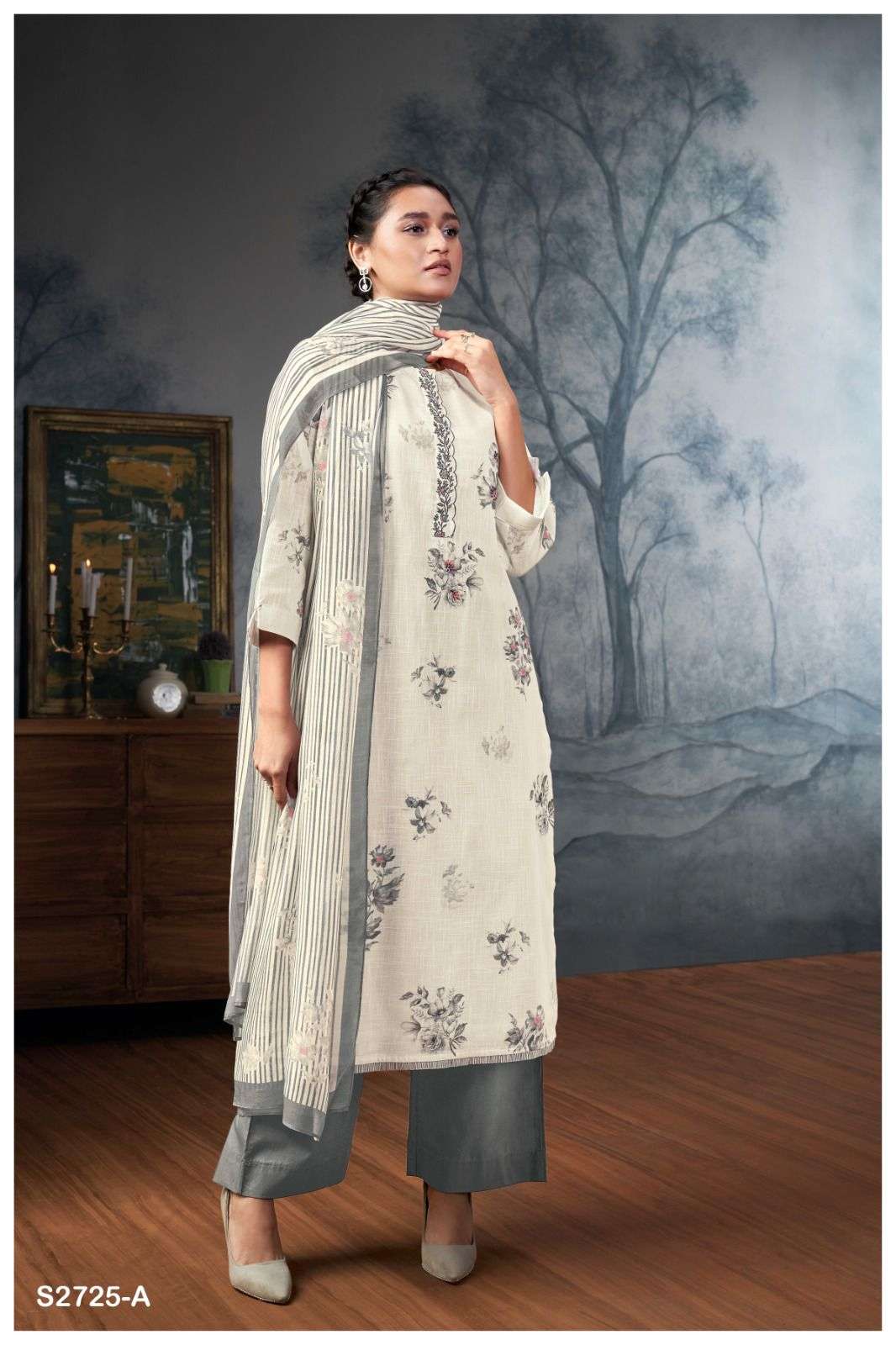 SHREENIKIA 2725 BY GANGA FASHIONS HEAVY PREMIUM COTTON DIGITAL PRINT DRESSES