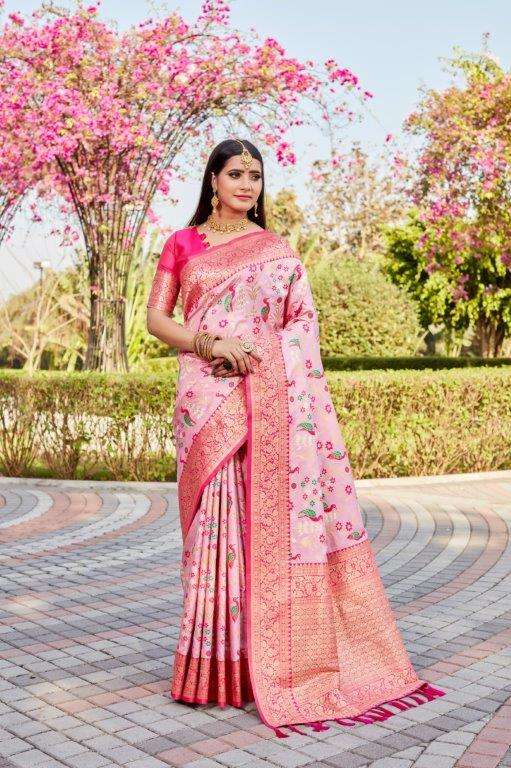 SUNANDA VOL-01 BY ASLIWHOLESALE DESIGNER HEAVY DOLA SILK PRINTED SAREES