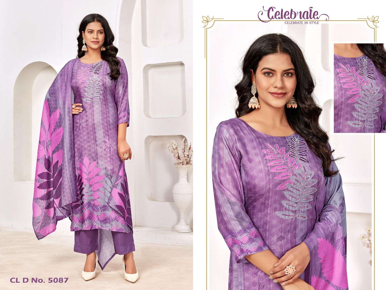 5087 TO 5090 BY ASLIWHOLESALE DESIGNER SOFT FANCY VISCOSE PRINTED DRESSES