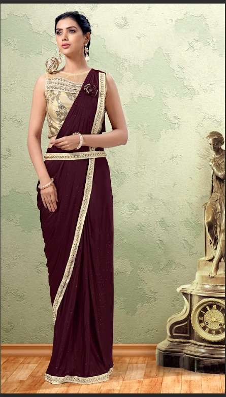 AMOHA 1015719 COLOURS BY AMOHA TRENDZ FANCY STITCHED SAREES