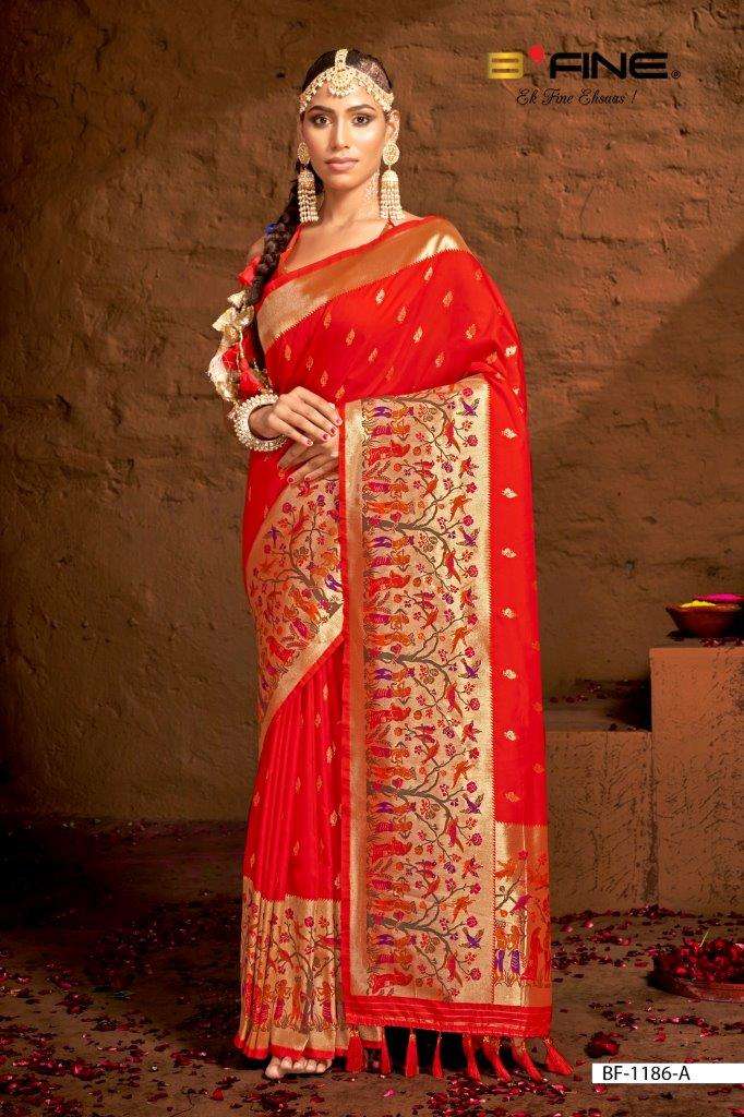 ANOKHI BY B FINE 1170-A TO 1170-F SERIES DESIGNER SILK WORK SAREES