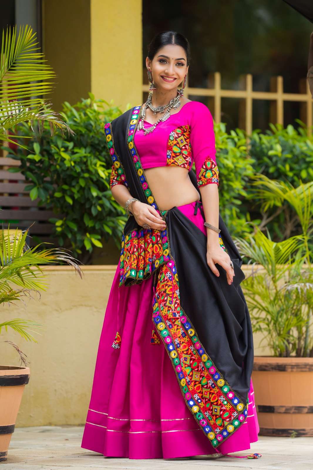 AWY-7070 BY ASLIWHOLESALE DESIGNER FANCY PURE COTTON NAVRATRI LEHENGAS