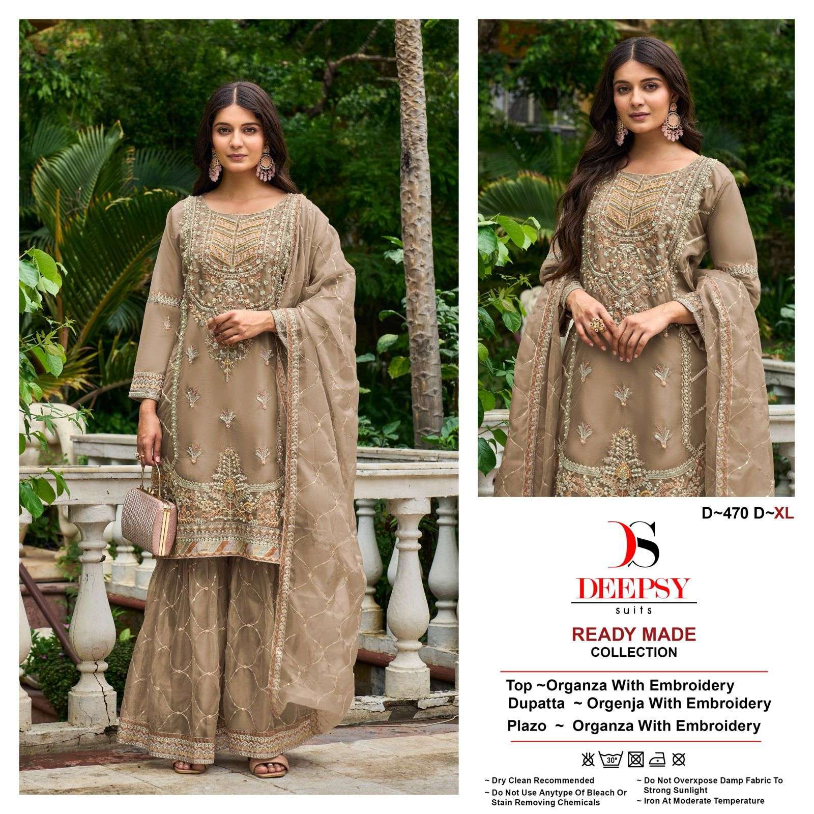 D-470 COLOURS BY DEEPSY SUITS HEAVY ORGANZA EMBROIDERY PAKISTANI DRESSES