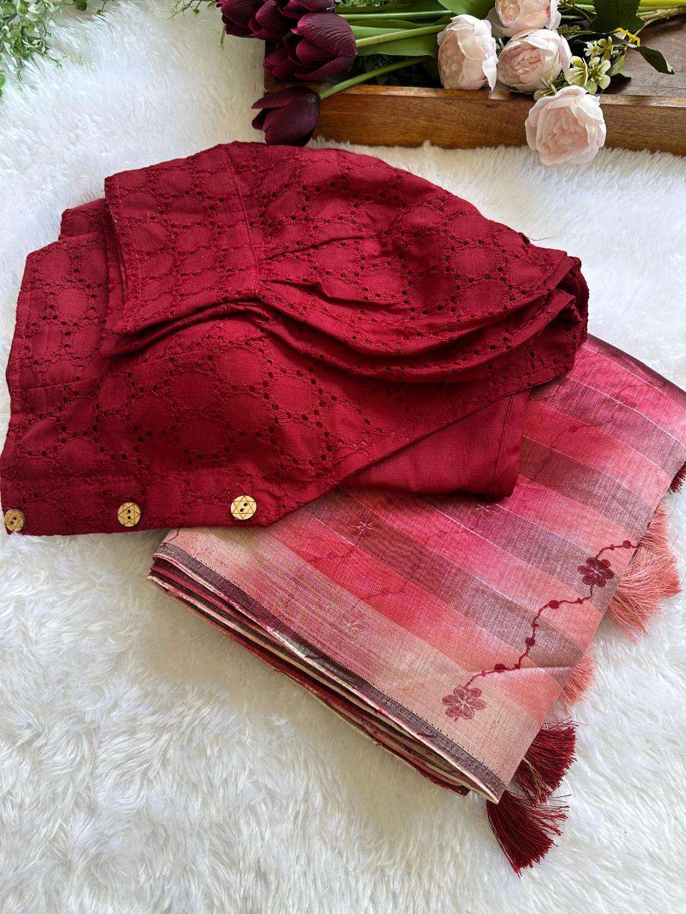 DD ANHANT-2 BY ASLIWHOLESALE DESIGNER SOFT LINEN COTTON PRINTED SAREES