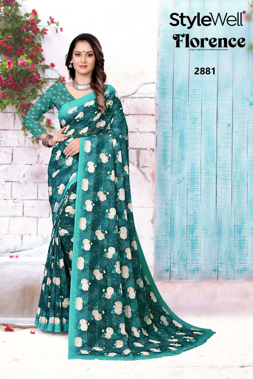 FLORENCE BY STYLEWELL 2879 TO 2881 SERIES FANCY DIGITAL PRINT SAREES