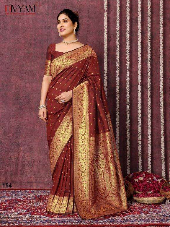 KOMAL BY DIVYAM DESIGNER FANCY SOFT SILK BLENDED PRINTED SAREES