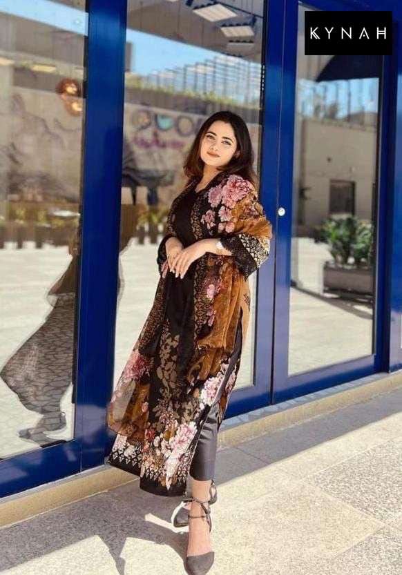 KYNAH 2181 BY ASLIWHOLESALE HEAVY PURE COTTON PRINT EMBROIDERY DRESSES