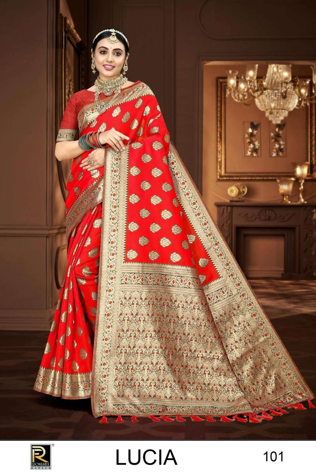 LUCIA BY RONISHA FASHION DESIGNER FANCY BANARASI SILK SAREES