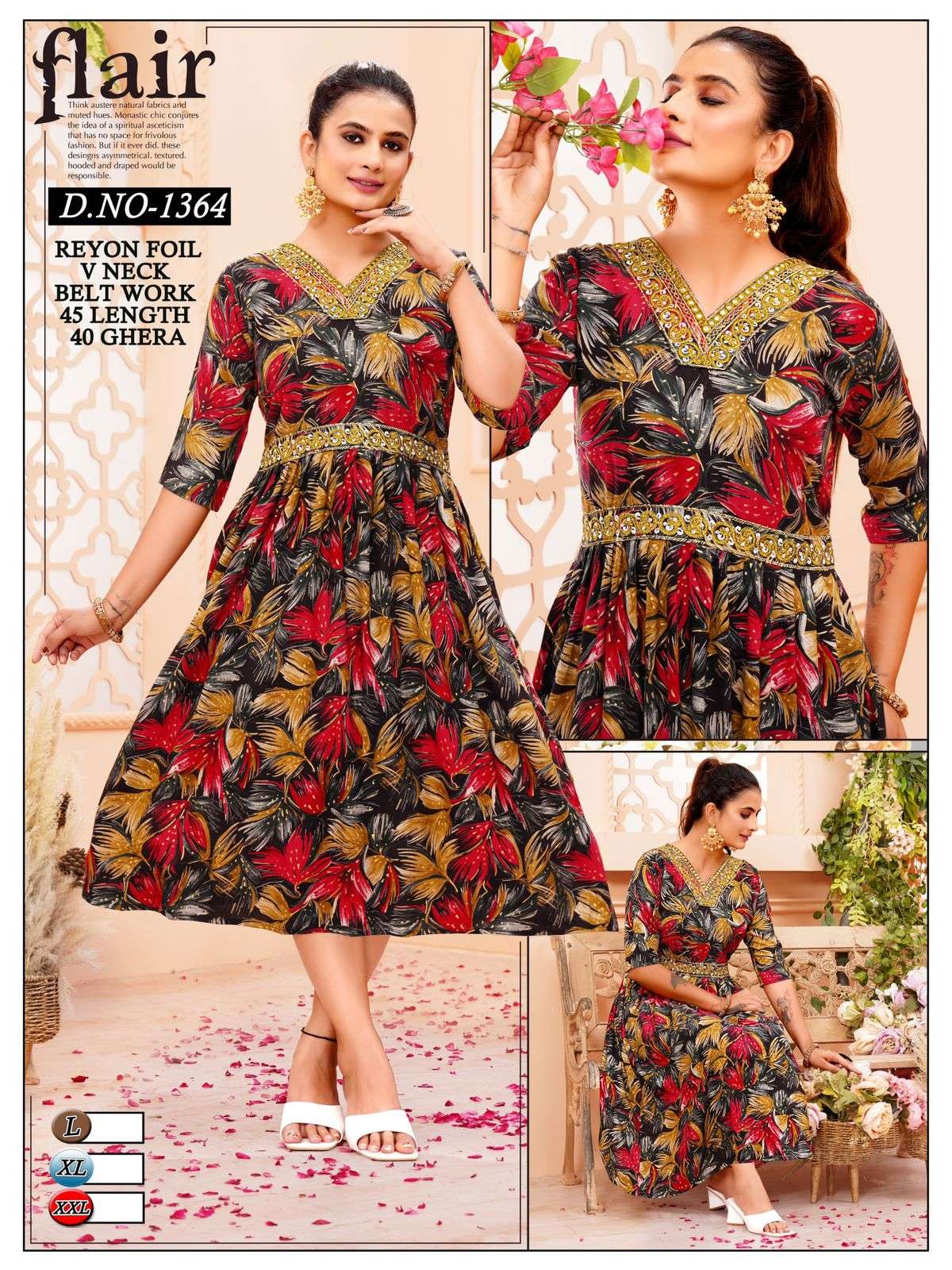 MANITA BY ASLIWHOLESALE DESIGNER FACNY RAYON FOIL PRINT KURTIS