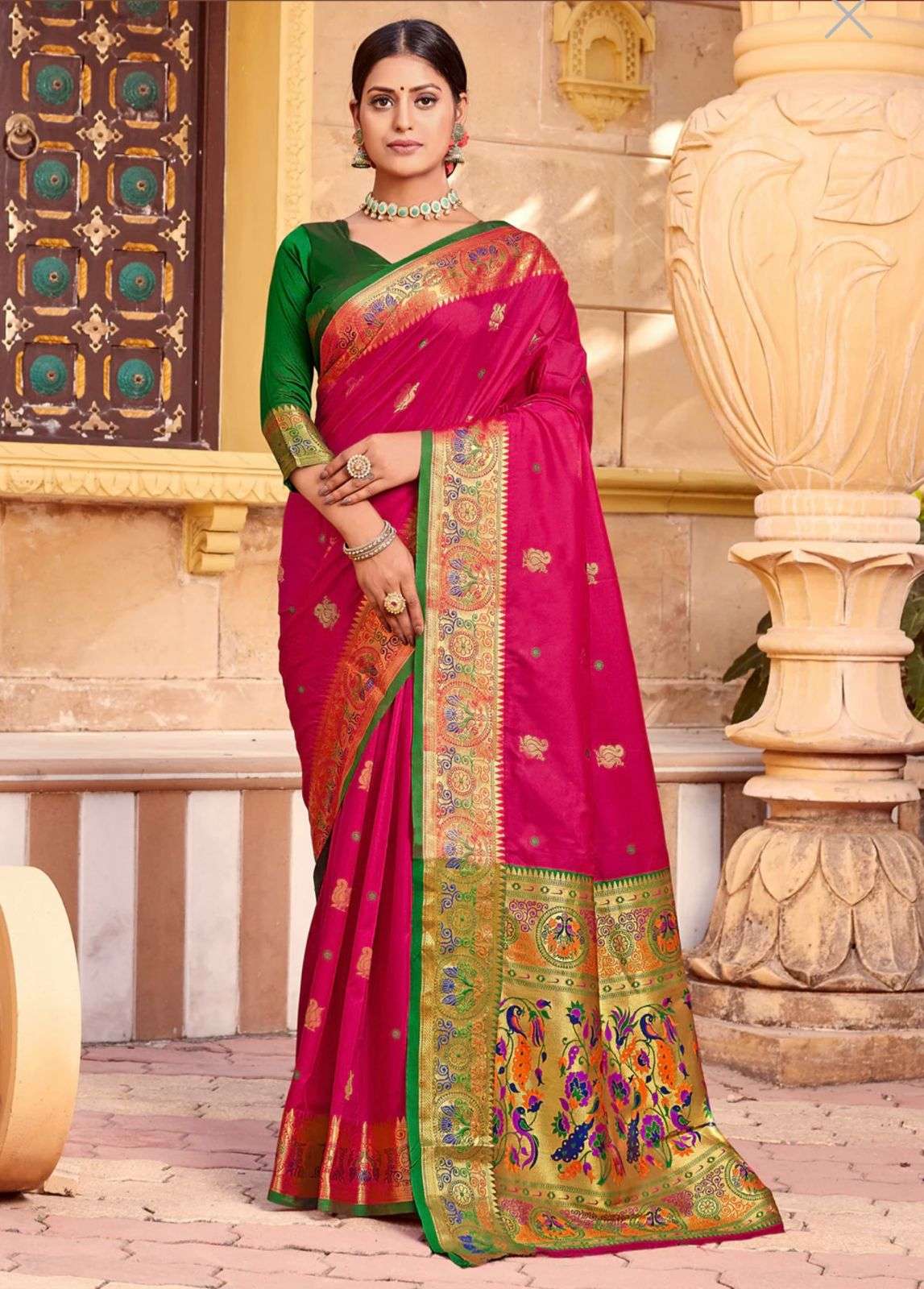 MAYURI PAITHANI BY ASLIWHOLESALE DESIGNER SOFT PAITHANI SILK WEAVING SAREES