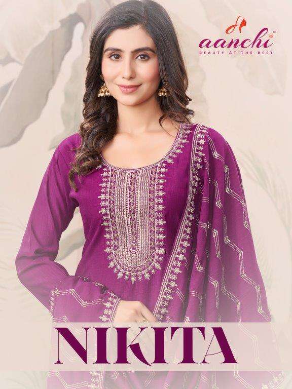 NIKITA BY AANCHI 1001 TO 1004 SERIES RANGILA FANCY EMBROIDERY DRESSES