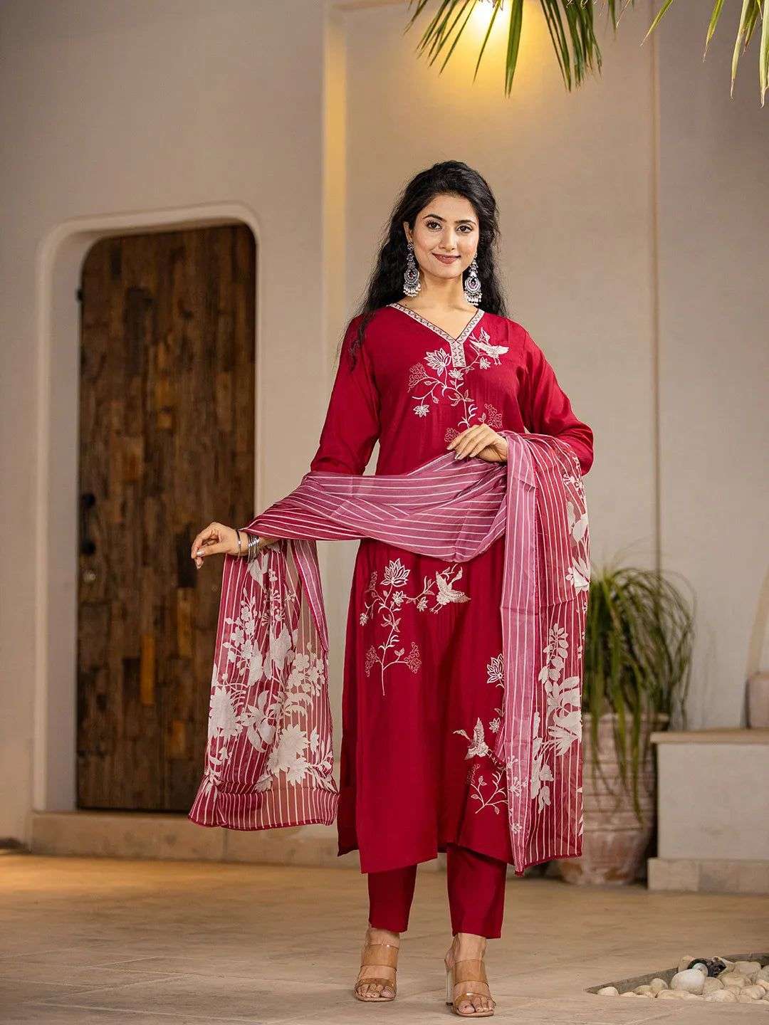 RAMIYA VOL-350 BY ASLIWHOLESALE DESIGNER FACNY SILK EMBROIDERY DRESSES