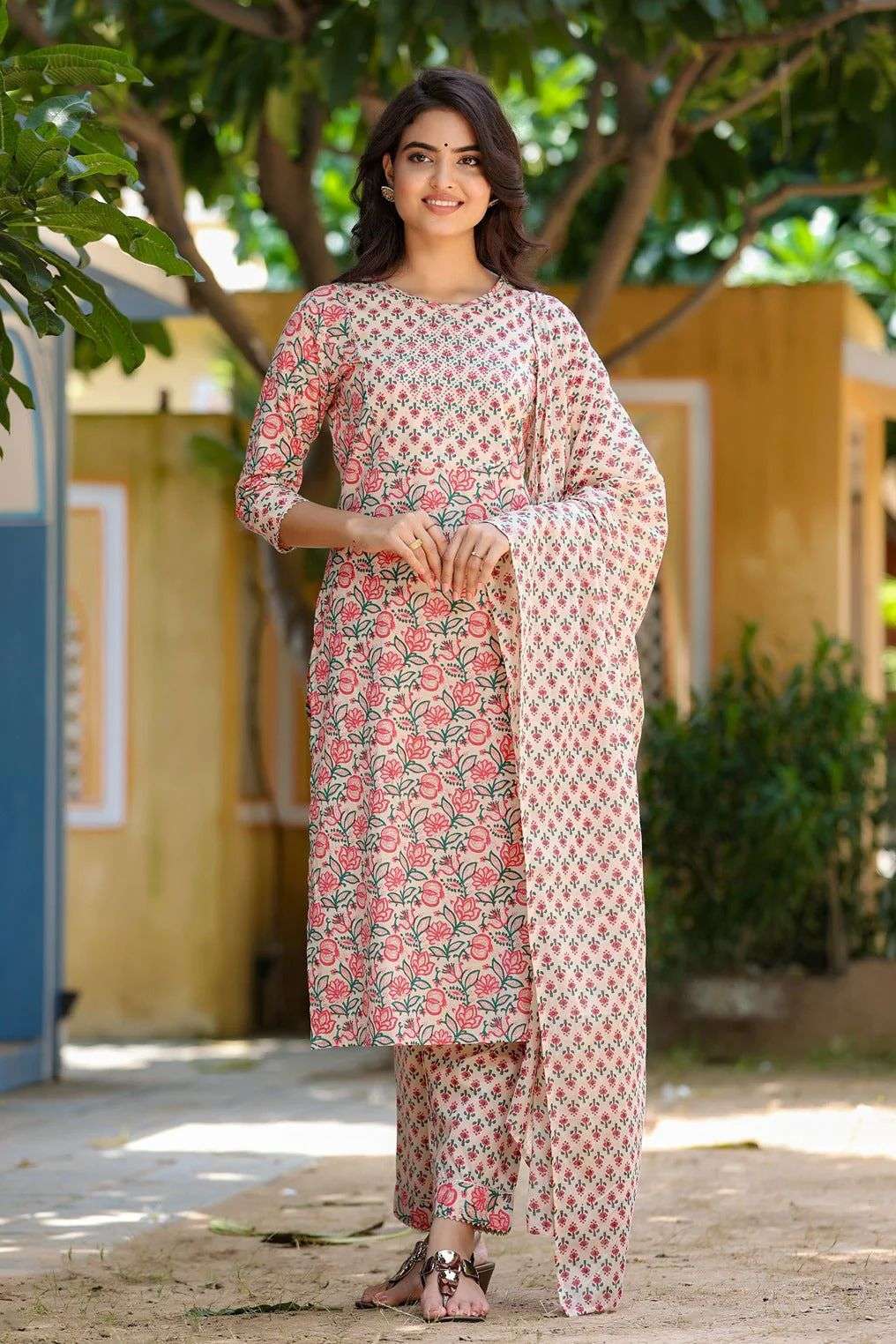 RAMIYA VOL-365 BY ASLIWHOLESALE DESIGNER FACNY COTTON PRINT DRESSES