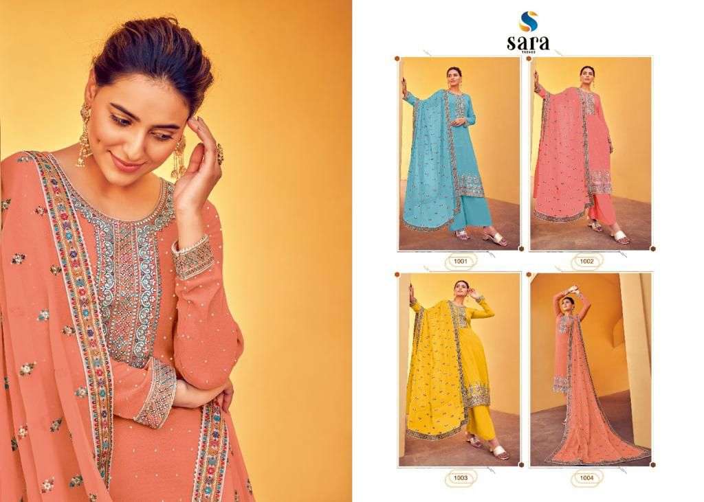 SARA SALE COLLECTION BY SARA TRENDZ HEAVY FANCY EMBROIDERY WORK DRESSES