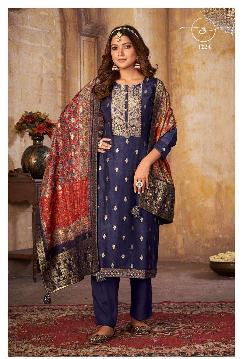 SEERAT 1224 BY VINAY FASHION FANCY HEAVY EMBROIDERY DRESSES