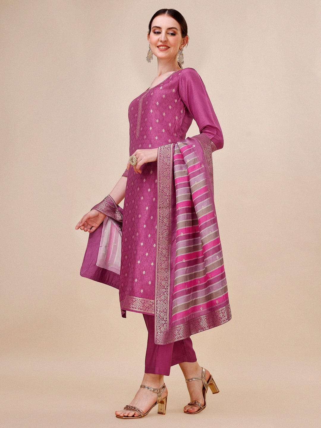 SEERAT 1381 BY VINAY FASHION FANCY HEAVY JACQUARD EMBROIDERY DRESSES