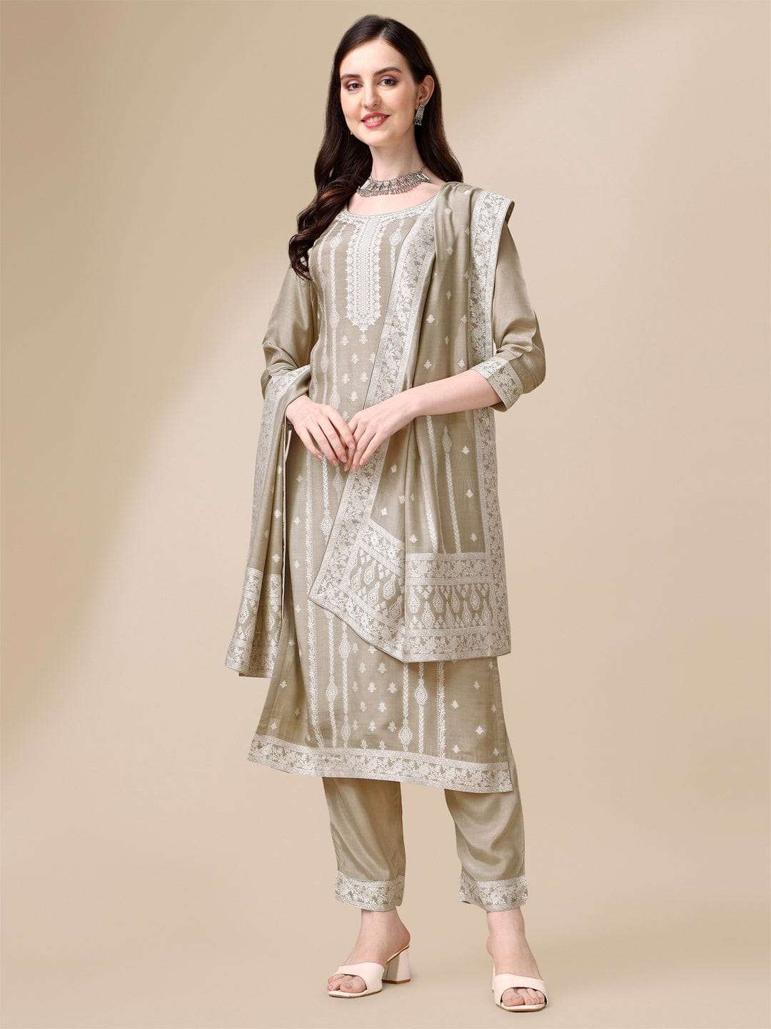 SEERAT 1385 BY VINAY FASHION FANCY HEAVY SILK EMBROIDERY DRESSES