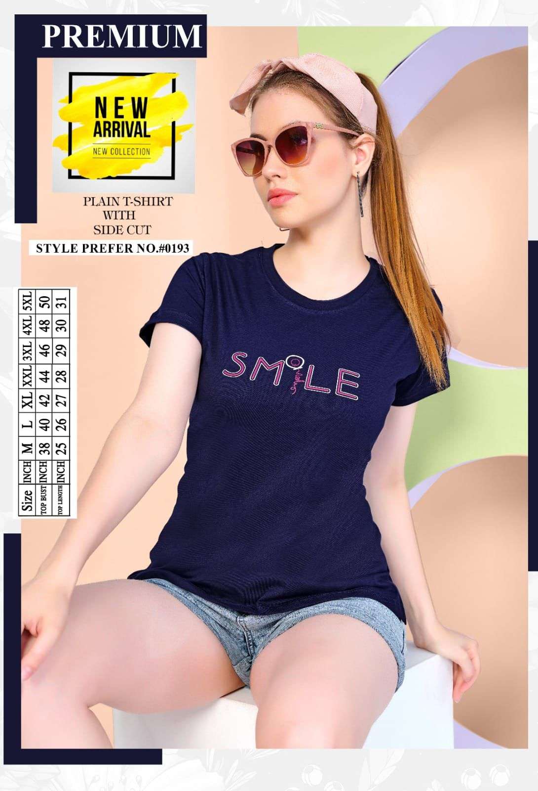 SUMMER SPECIAL 193 BY ASLIWHOLESALE HOSIERY COTTON PRINTED TOPS