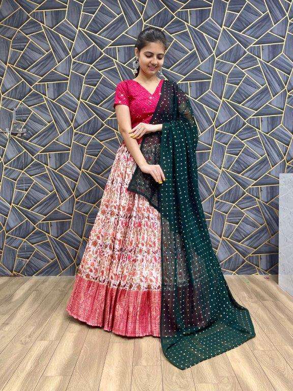 TAPI-155 BY ASLIWHOLESALE DESIGNER FANCY PURE THREAD WORK LEHENGA