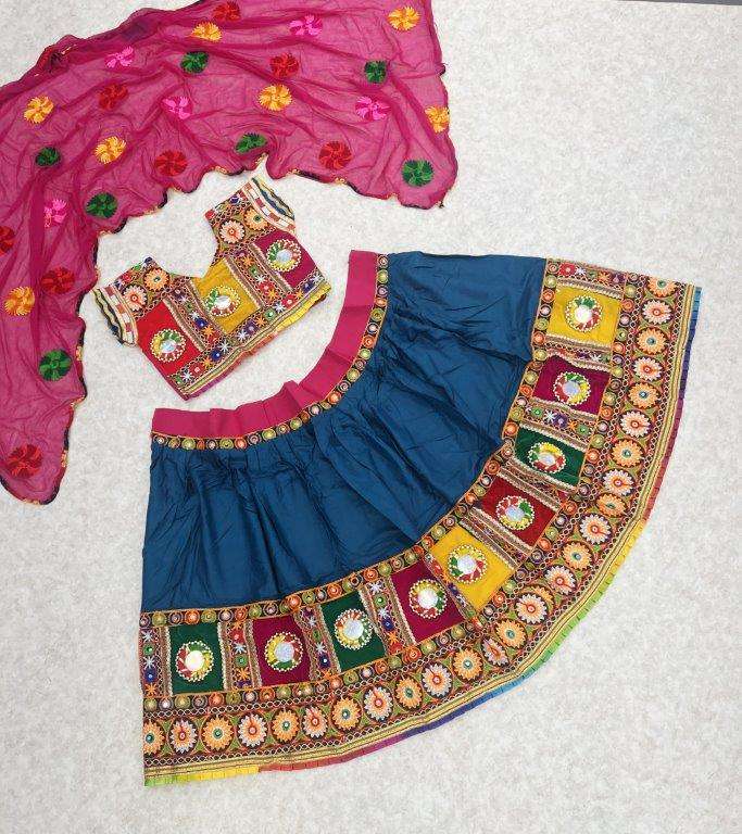 VANIKA VOL-27 BY ASLIWHOLESALE FANCY PURE COTTON KID NAVRATRI LEHENGAS