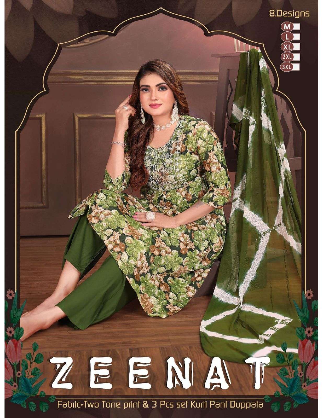 ZEENAT VOL-01 BY ASLIWHOLESALE DESIGNER FACNY RAYON PRINT DRESSES