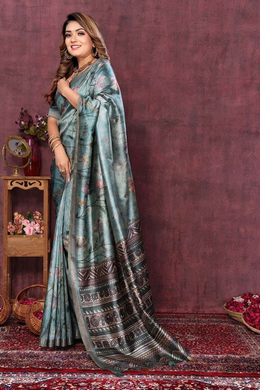 ZOYA VOL-01 BY ASLIWHOLESALE DESIGNER FANCY BABMU DIGITAL PRINTED SAREES