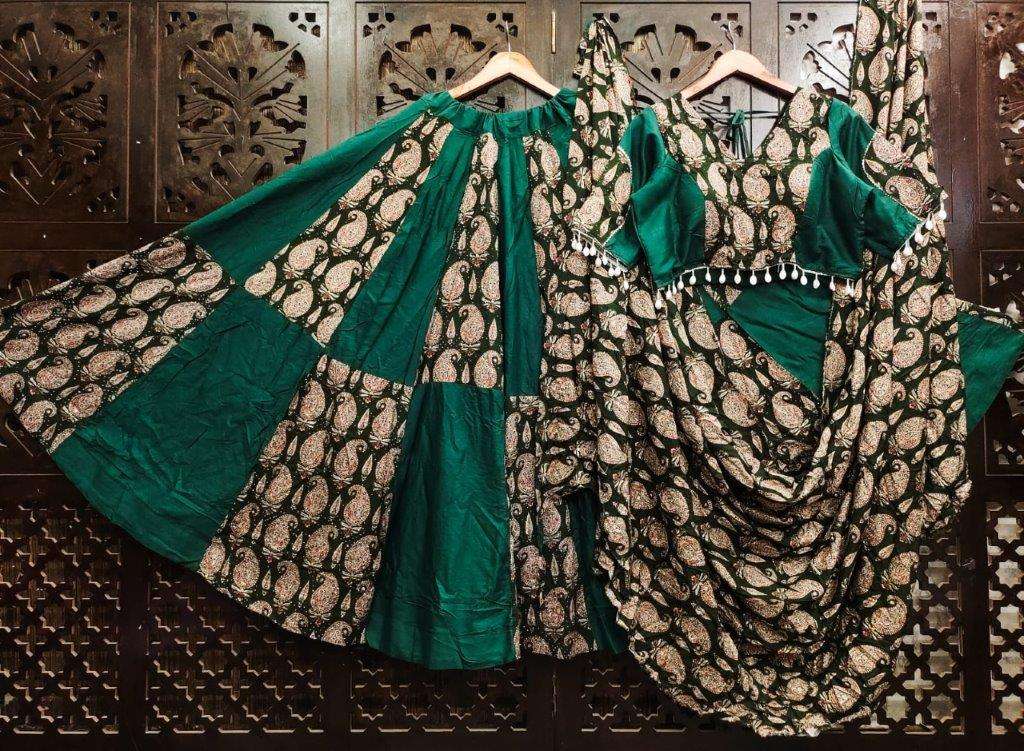 DAKSHA VOL-39 BY ASLIWHOLESALE FANCY NAVRATRI COTTON PRINTED LEHENGAS