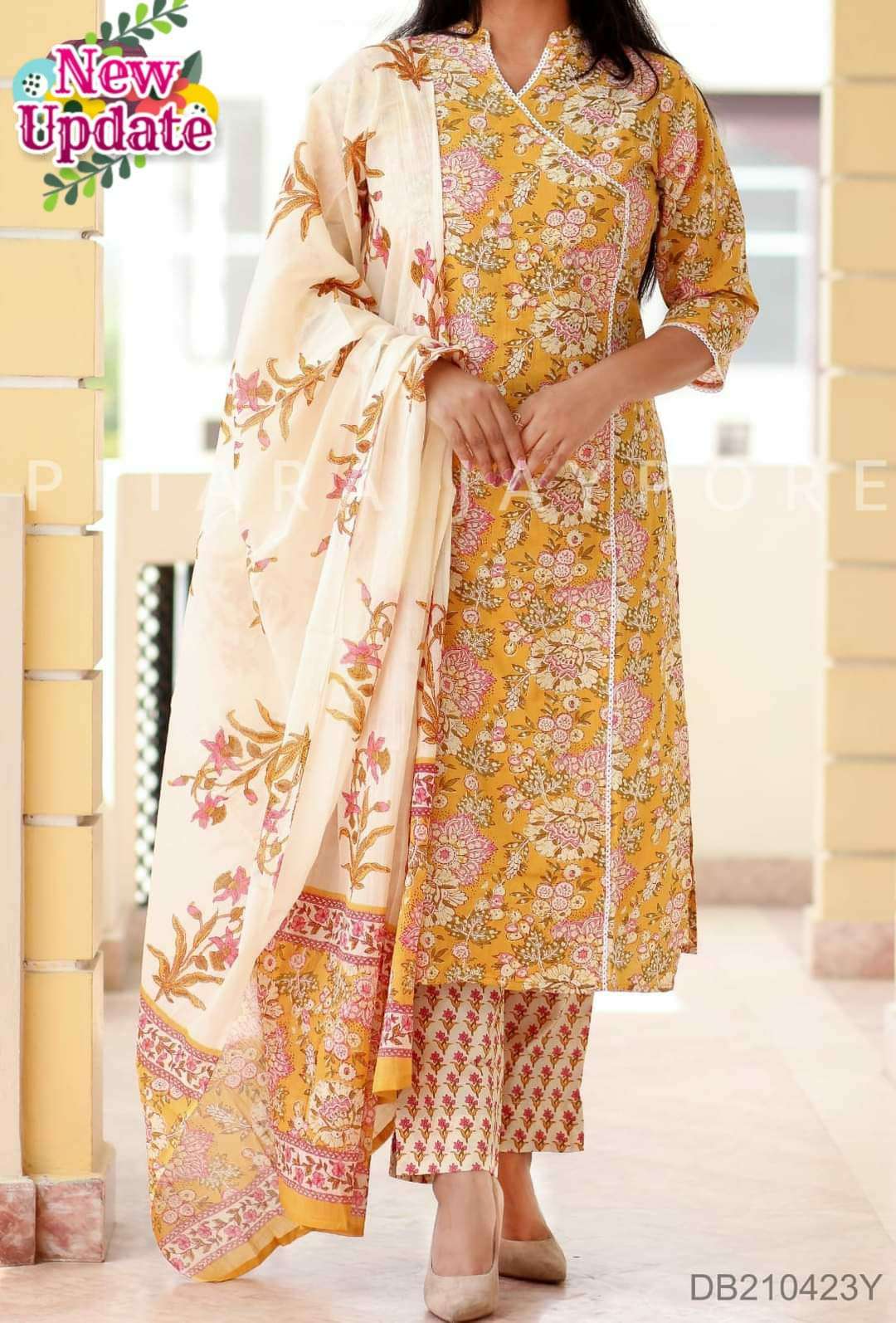 KALA VOL-58 BY ASLIWHOLESALE DESIGNER FACNY RAYON COTTON PRINTED DRESSES