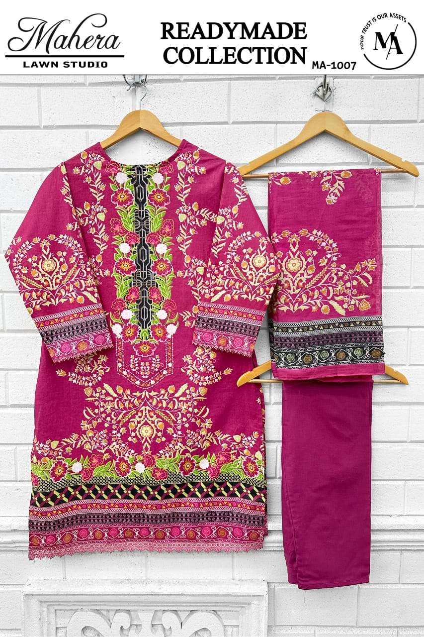 MAHERA LAWN RM BY ASLIWHOLESALE DESIGNER FACNY COTTON PRINT DRESSES