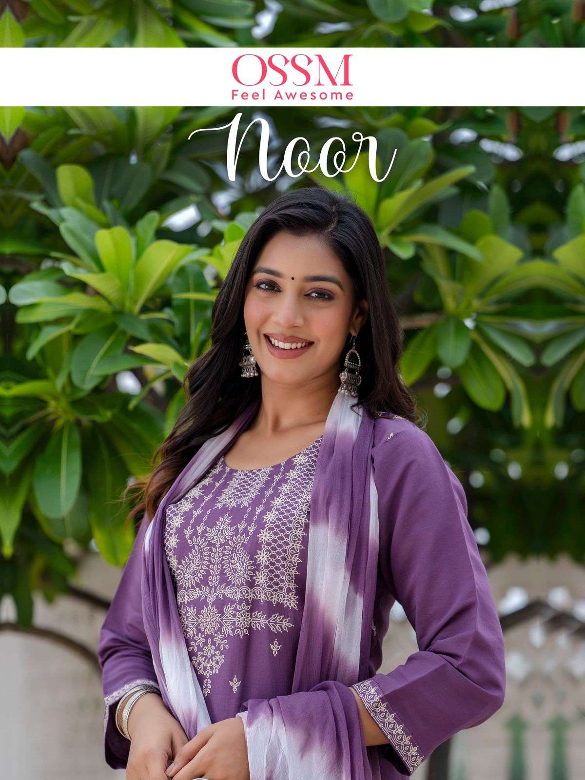 NOOR BY OSSM 101 TO 106 SERIES FANCY PURE VISCOSE ROAMN SILK DRESSES