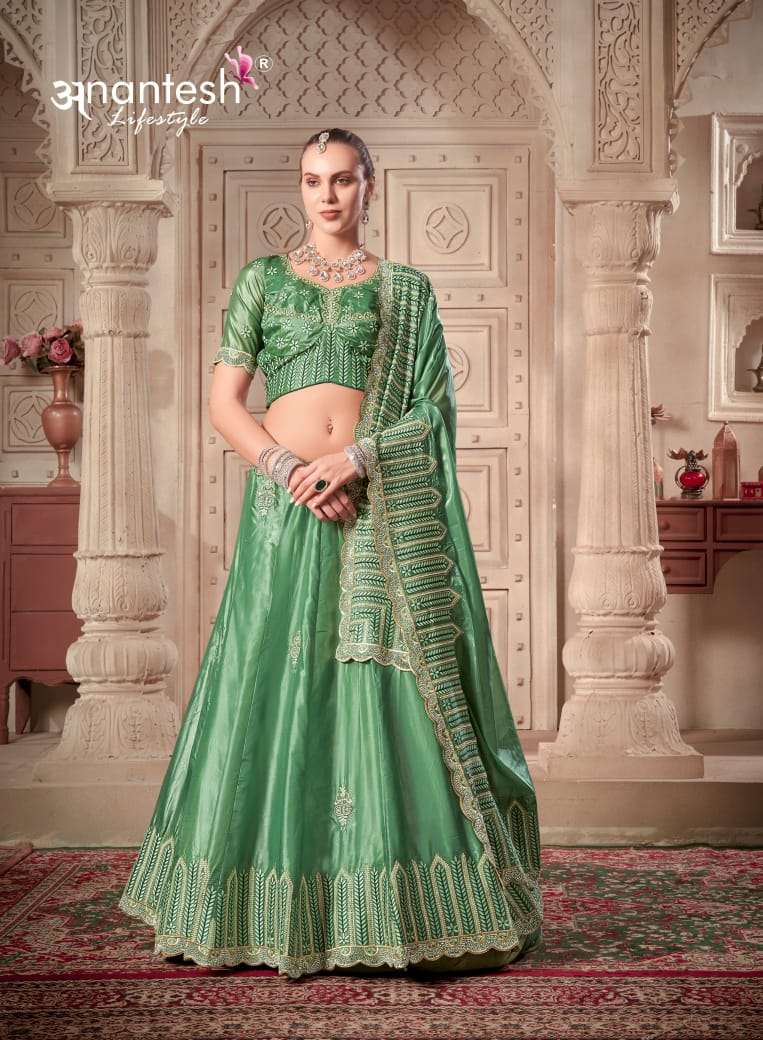 OCCATIONS VOL-7 BY ANANTESH LIFESTYLE 5026 AND 5027 SERIES SILK LEHENGAS