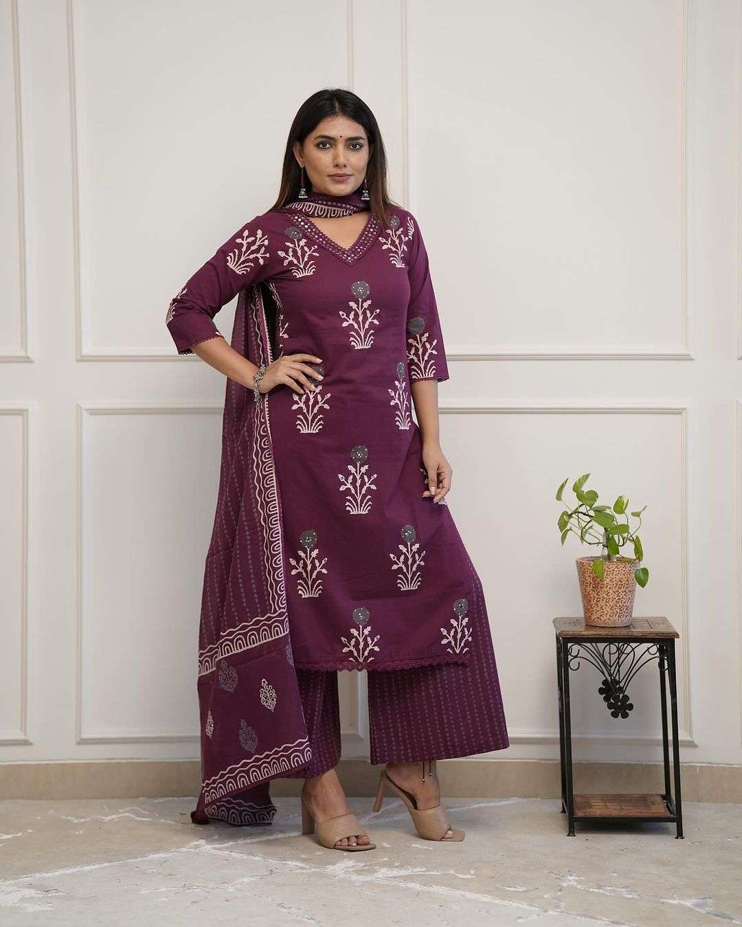 RUBY VOL-11 BY ASLIWHOLESALE DESIGNER FACNY COTTON PRINT DRESS