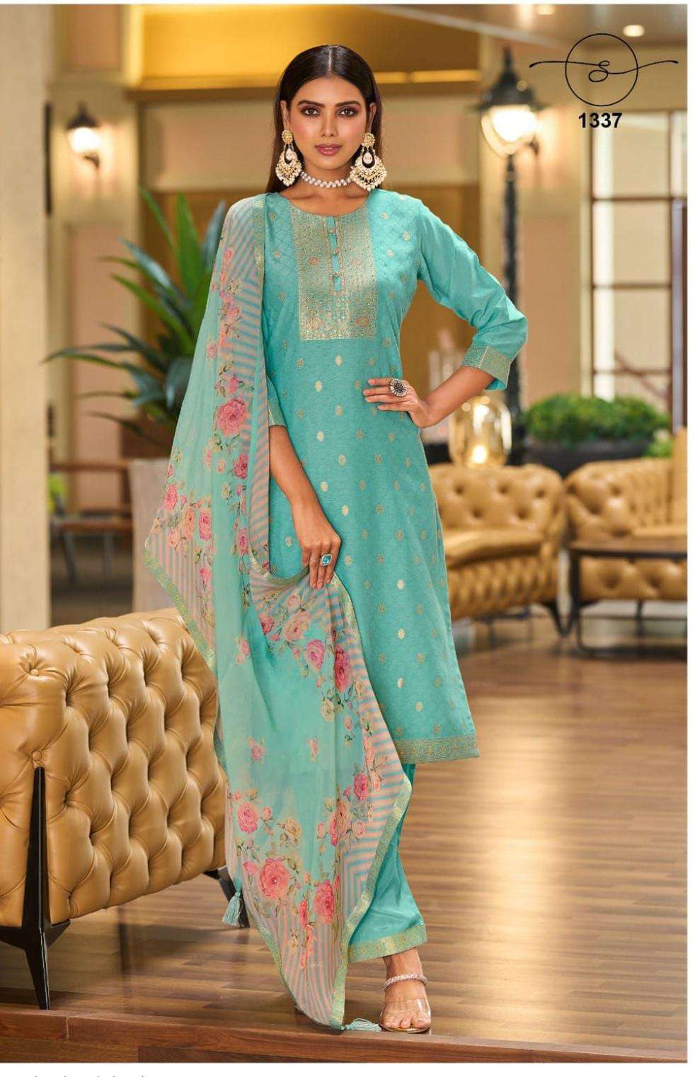 SEERAT 1337 BY VINAY FASHION FANCY HEAVY EMBROIDERY DRESSES