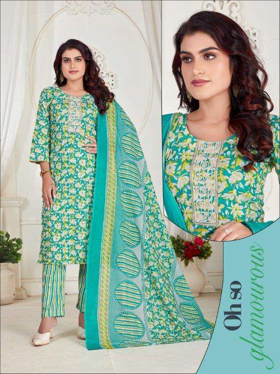 SHELJA-02 BY FASHION TALK DESIGNER FANCY COTTON CAMBRIC PRINT DRESSES