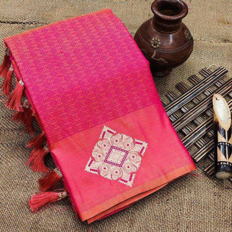 SONPARI BY ASLIWHOLESALE DESIGNER SOFT DOLA SILK WEAVING SAREES