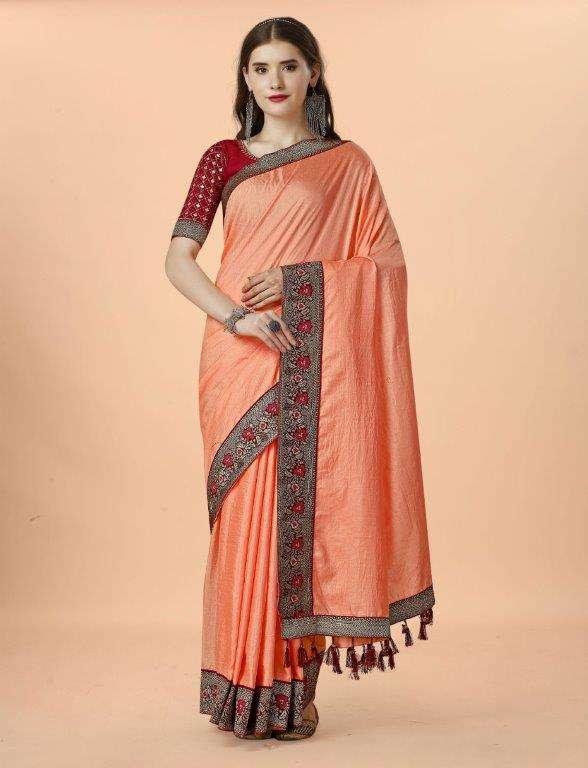 TULSI BY ASLIWHOLESALE DESIGNER SOFT VICHITRA SILK WEAVING SAREES