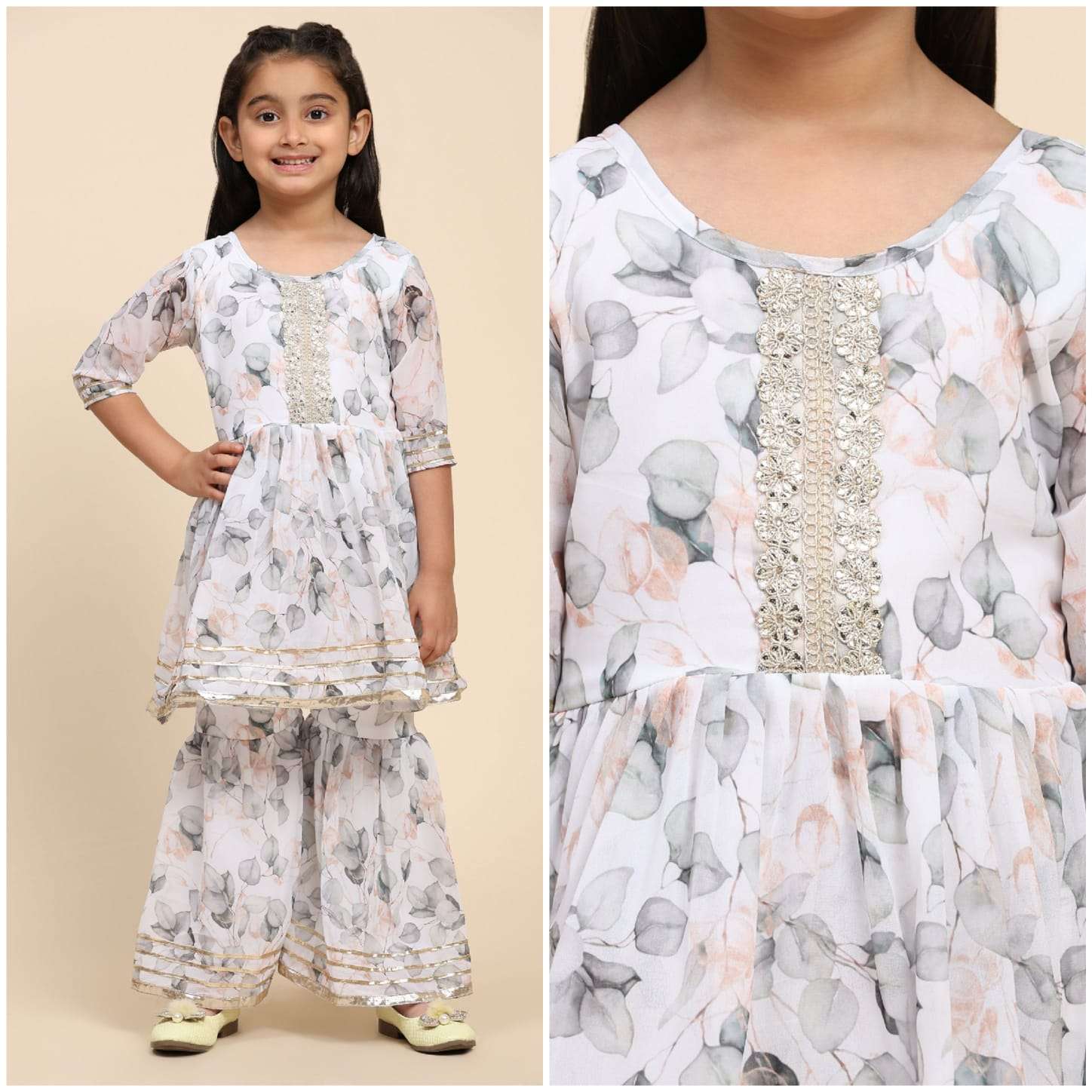 VANIKA VOL-32 BY ASLIWHOLESALE FANCY GEORGETTE PRINTED KIDS DRESSES