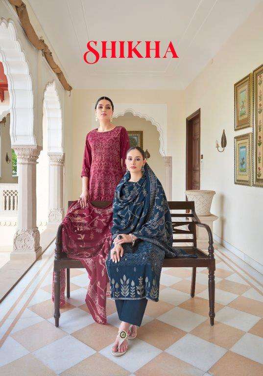 VP SHIKHA BY ASLIWHOLESALE DESIGNER FACNY PURE MUSLIN PRINT DRESSES