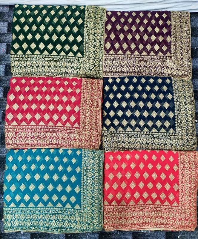 5293 COLOUR BY ASLIWHOLESALE DESIGNER FACNY GEORGETTE PRINTED SAREES