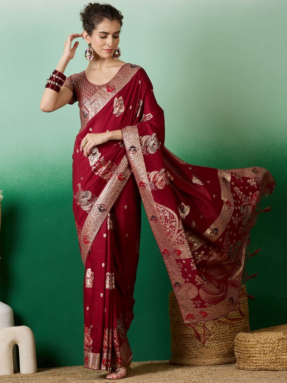 8214 COLOUR BY ASLIWHOLESALE DESIGNER PURE COTTON DOLA EMBROIDERY SAREES