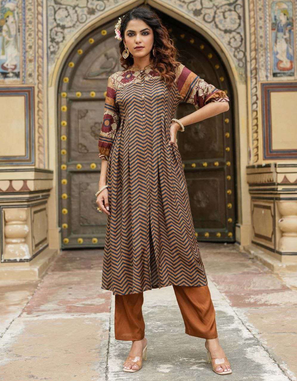 ASHVI VOL-113 BY ASLIWHOLESALE DESIGNER FACNY SILK WORK KURTIS PANTS